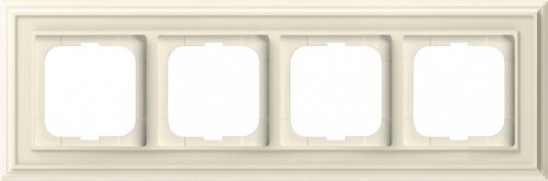 Рамка универсальная ABB Династия 4-м. слоновая кость фото Рамка универсальная ABB Династия 4-м. слоновая кость картинка